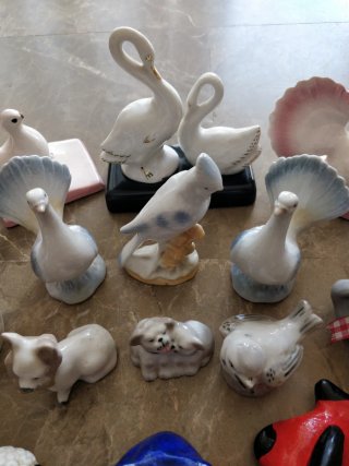 Lote 14 Figuras Animales Cerámica