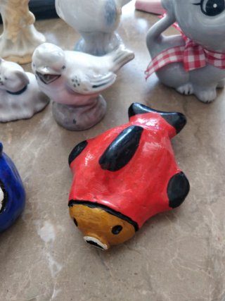 Lote 14 Figuras Animales Cerámica