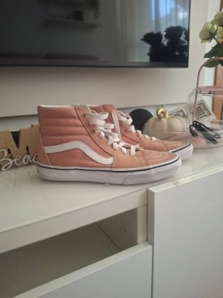 Zapatillas Vans Altas Rosas
