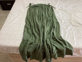 Vestido largo verde talla M