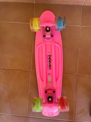 2 Monopatines Penny Board Rosa y Azul