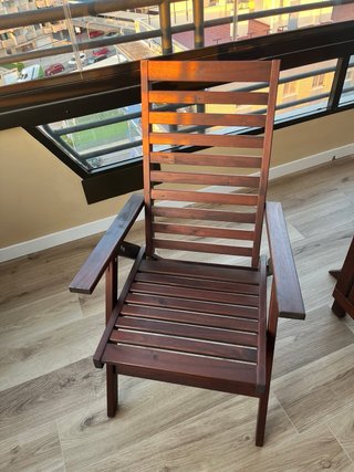 2 Sillones de Madera para Jardín
