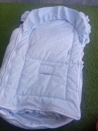 Saco silla/carro bebé azul