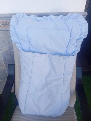 Saco silla/carro bebé azul