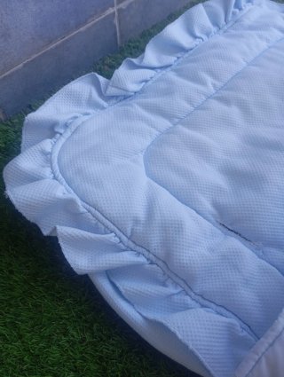 Saco silla/carro bebé azul