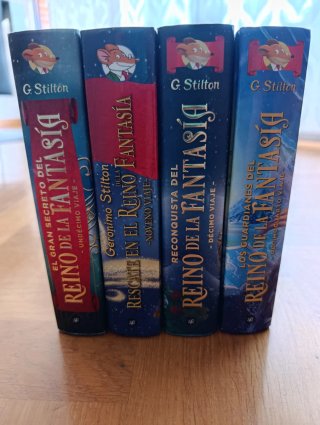 Pack 4 libros Gerónimo Stilton