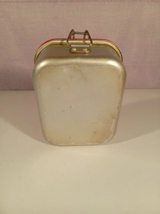 Fiambrera rectangular dos platos vintage