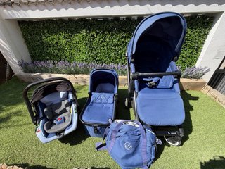Carrito Jané Newel Azul 3 piezas + bolsa carrito