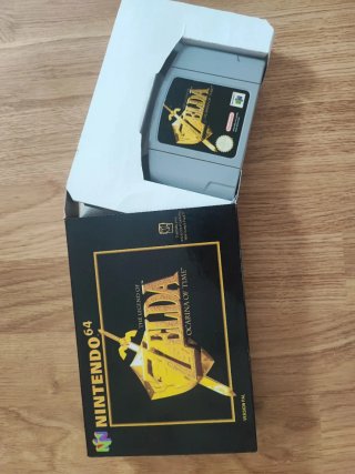 Zelda Ocarina of Time Nintendo 64 Caja r3pr0