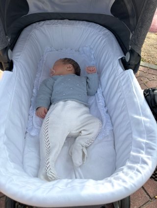 Funda Capazo Uppababy Vista/Cruz Piqué Acolchado
