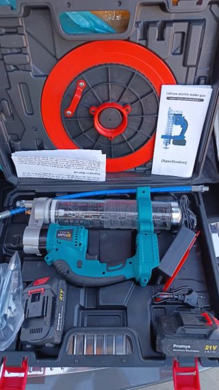 Pistola de engrase a batería