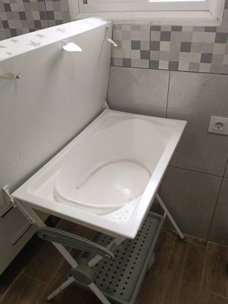 Bañera cambiador para bebé