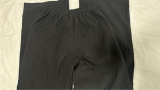 Pantalón tipo lino negro