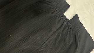 Pantalón tipo lino negro