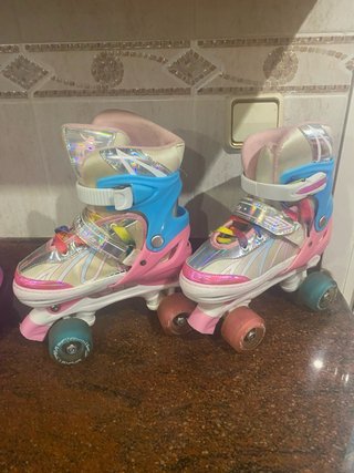 Patines 4 Ruedas Infantiles Brillantes