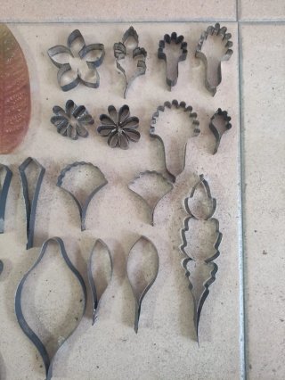 Kit Moldes Manualidades Flores Hojas