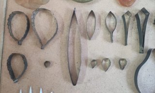 Kit Moldes Manualidades Flores Hojas