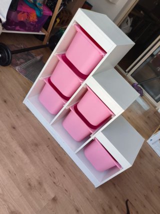 Estantería Juguetes Ikea Rosa