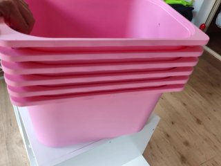 Estantería Juguetes Ikea Rosa