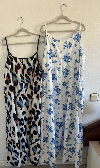 Lote 2 vestiti lunghi stampati