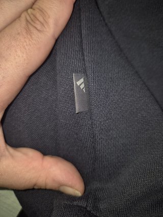 Felpa Adidas uomo blu/bianca taglia XS