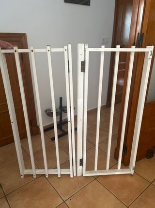 Rejas de aluminio blancas