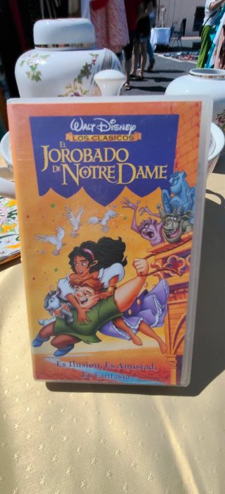Lote 7 Películas VHS Disney y Dreamworks