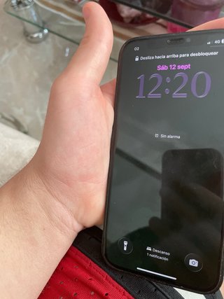 iPhone 12 Negro - Pantalla Trasera Rota