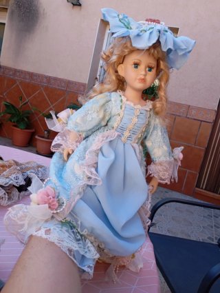 Muñecas de Porcelana Antiguas 4 UD