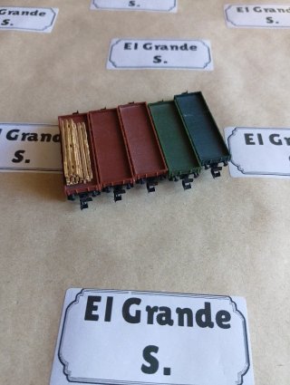 Lote 5 vagones TRIX