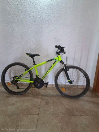 Bicicleta infantil Rockrider verde