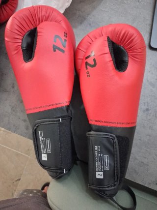 Guantes Boxeo Outshock 100 Rojo