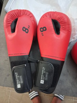 Guantes Boxeo Outshock 100 Rojo