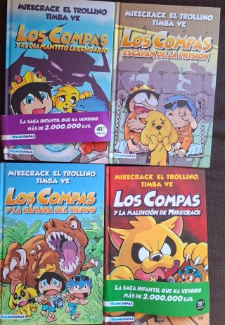 Mikecrack , Los Compas . Diez primeros libros.