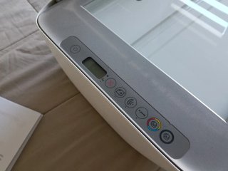 Impresora HP Gris y Blanca