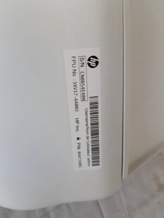 Impresora HP Gris y Blanca