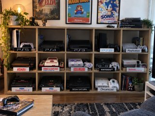 Cartel PS4, PS5, NES, SNES, Atari; PS2, PS1...