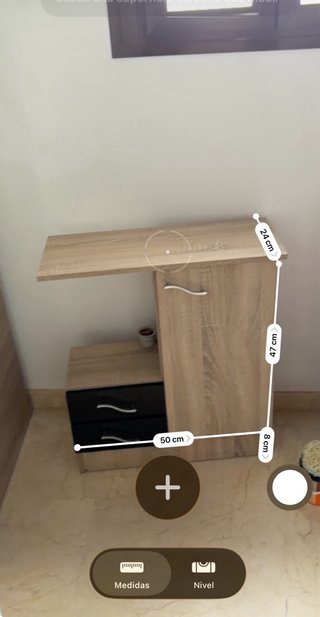 Mueble tocador con espejo y cajones