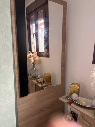 Mueble tocador con espejo y cajones