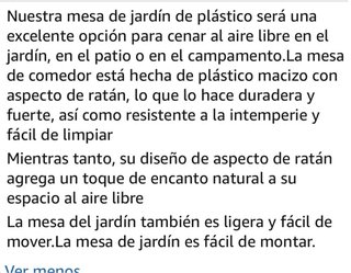 Mesa jardín plástico ratán marrón 79x79x72 cm