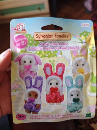 Sylvanian Families Cutie Collectibles Bebés Conejo