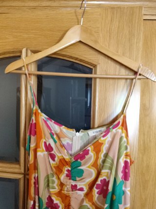 Vestido largo Slowlove tirantes estampado floral X