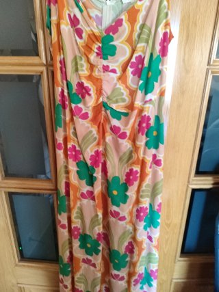 Vestido largo Slowlove tirantes estampado floral X