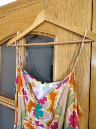 Vestido largo Slowlove tirantes estampado floral X