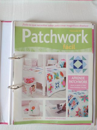 Patchwork Facil, 90 fascículos + Telas