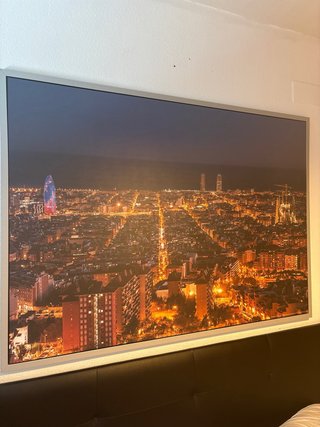 Cuadro Decorativo Barcelona Noche