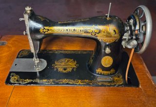 Máquina de Coser Antigua SINGER 1925-mueble SIGMA