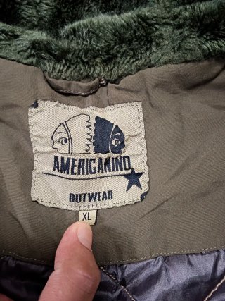 Chaqueta Bomber Vintage Americanino Militar