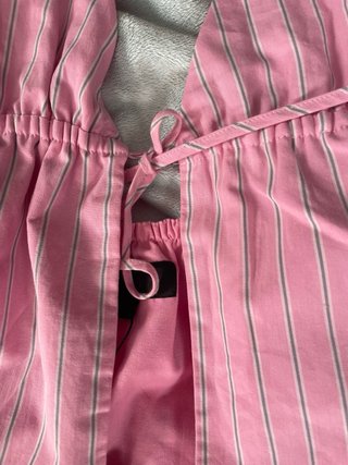 Top Zara Rayas Rosas Talla XS