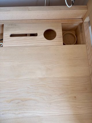 Escritorio madera maciza altura regulable